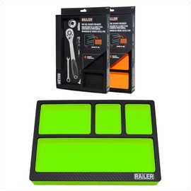 Railer Railer EVA Foam Tool Tray C Premium Tool Box Accessories & Storage Organizer with a Built-In Bit & Socket Organizer for Your Tool Drawer