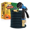 Flexi Hose Expandable Garden Hose with 8 Function Nozzle, 50FT