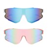 swanoble 2Pack Kids Baseball Sunglasses for Boys Girls,Youth Sports Sunglasses