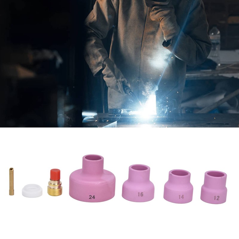 Ejoyous Welding Cups, Gas Lens Kit Includes 4 PCS Ceramic