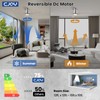 CJOY Ceiling Fan with Lights, 52 Inch Low Profile Ceiling