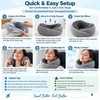 Memory Foam Travel Neck Pillow for Seated Rest – U-Shaped