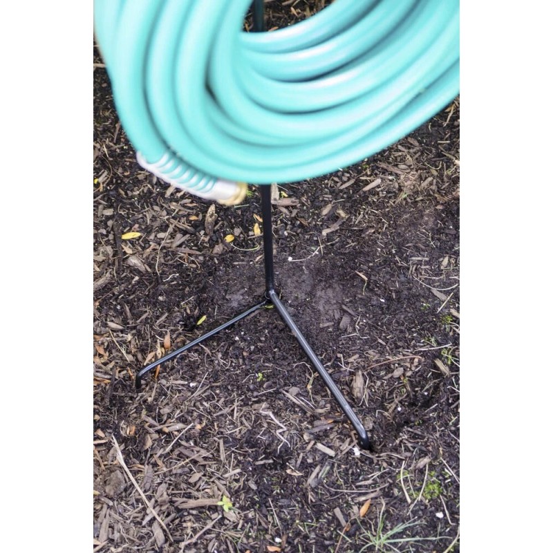 Gardien 100' In Ground Garden Water Hose Hanger w/ Step