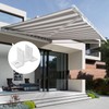 Wall Mount for Retractable Awnings for 40 Square Tube Installation,