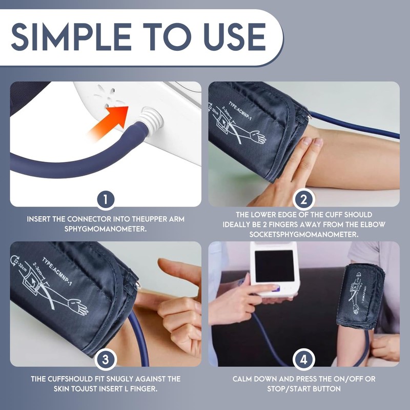 Small Size Blood Pressure Cuff 8.6-12.5 Inch Adjustable Replacement Portable