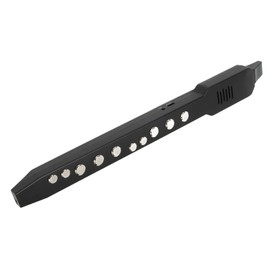 Mini Digital Wind Instrument, Electric Wind Instrument Black 12 Accompaniments MIDI Connectivity 10 Tones 3 Blowing Sensitivity for for Android (Black)