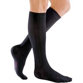 mediven for Men Classic, 15-20 mmHg, Calf High, Closed Toe - Black, IV Extra Wide, Tall