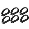 Daiilg 6pcs Adjustable Pedal Straps for Ellipse Leg Exerciser Machine,