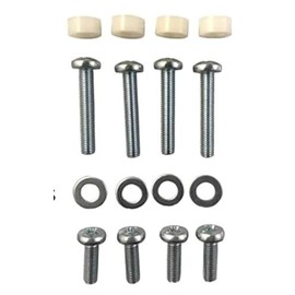 M6 TV mounting Bolts/Screws with spacers and washers, Multiple Lengths