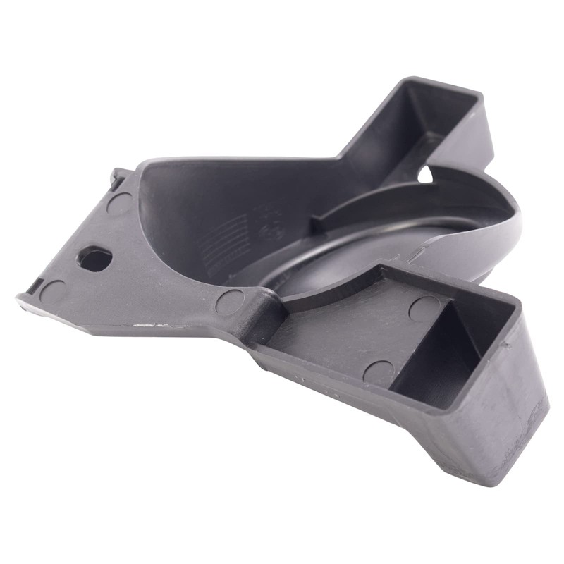 TRQ Front Left Fog Light Hole Cover Black Drivers Side
