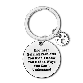 Engineer Keyring Gift Funny Engineering Student Gift Mechanical Engineer Gifts Engineer Teacher Gift Appreciation Mechanical Architect Construction Engineer Gift Engineering School Graduation Gifts