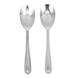 STOBAZA 1 Set Stainless Steel Salad Practical Kitchen Cutlery for Fruit Salads Easy to Clean Lightweight Design Classic Style for Everyday Use