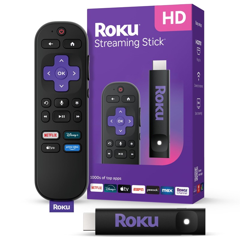 Roku Streaming Stick HD — HD Streaming Device for TV