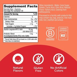 Olly Prebióticos + Probióticos | Balance Digestivo Perfecto Sabor Durazno