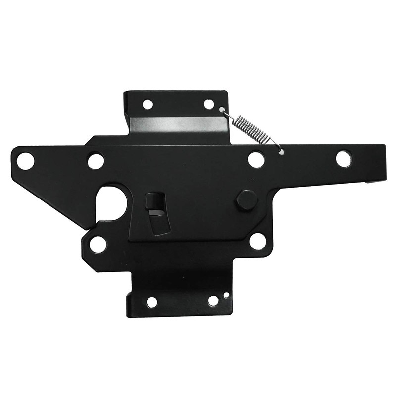 Self-Locking Gate Latch Heavy Duty Post Mount Automatic Gravity Lever