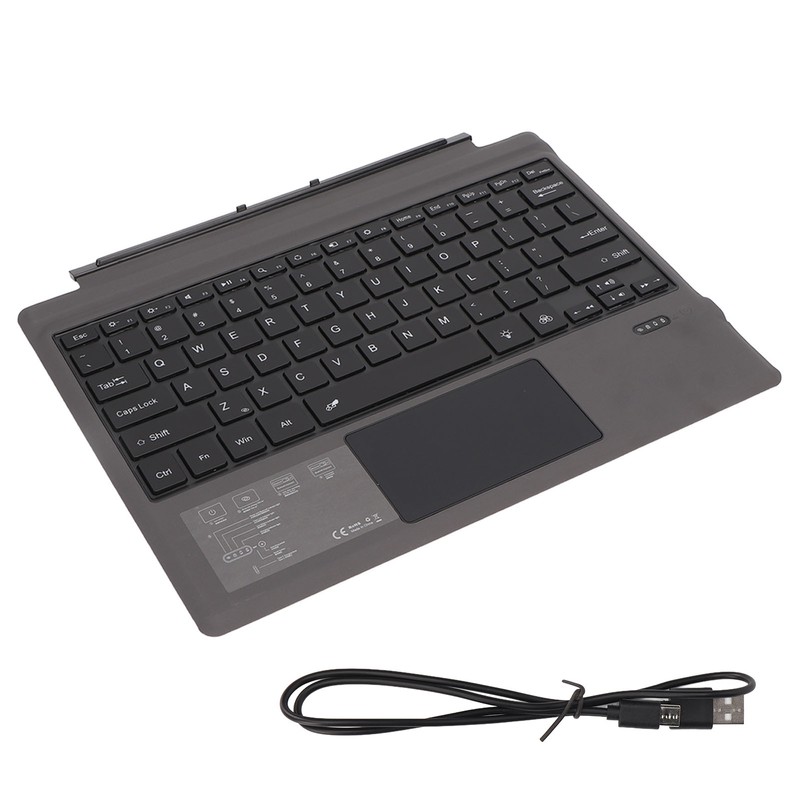 Bluetooth Wireless Keyboard with Touchpad Colorful Backlight Ultrathin Tablet Bluetooth