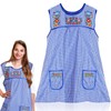 Coume Traditional Mexican Apron for Women with Pockets Kitchen Apron