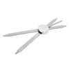 Eyebrow Stencil Ruler Stainless Steel 3 Point Positioning Eyebrow Makeup