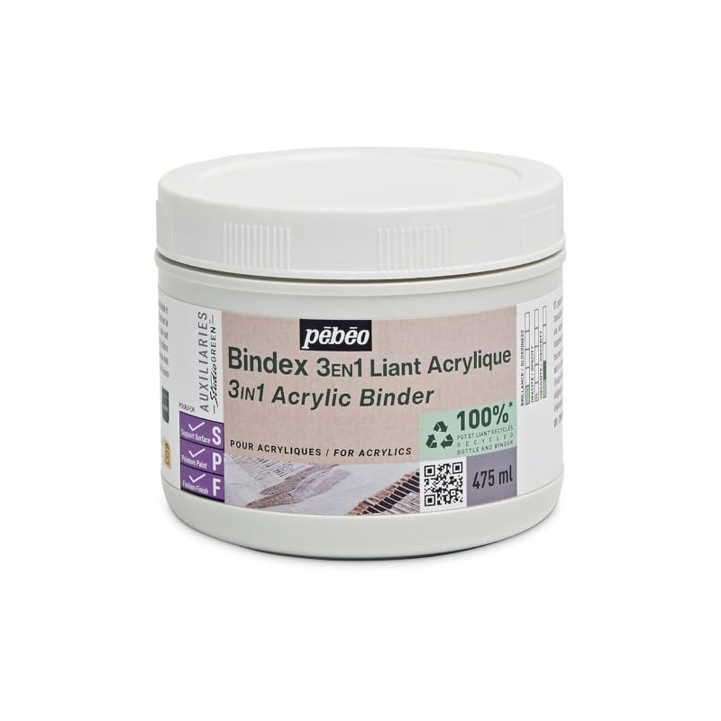 Pebeo 3-in-1 Bindex Studio Green 475ml