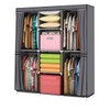 YOUUD Portable Clothes Storage Closet Organizer - Gray