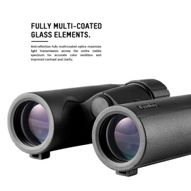 Eyeskey Bird Watching Binoculars for Adults Compact | Waterproof Fog Proof Binoculars for Outdoor Games Hunting | Clear Low-Light Vision | Wide Field of View | Professional Sports Optics (Black-8X32)