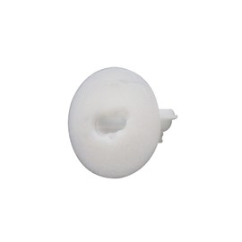 THE CIMPLE CO Dual Feed Thru Bushing - (White) RG6 Feed Through Bushing (Grommet) Replaces Wallplates (Wall Plates) for Coax Coaxial Cable, Network Cable, CCTV - Indoor/Outdoor Rated - 100 Pack