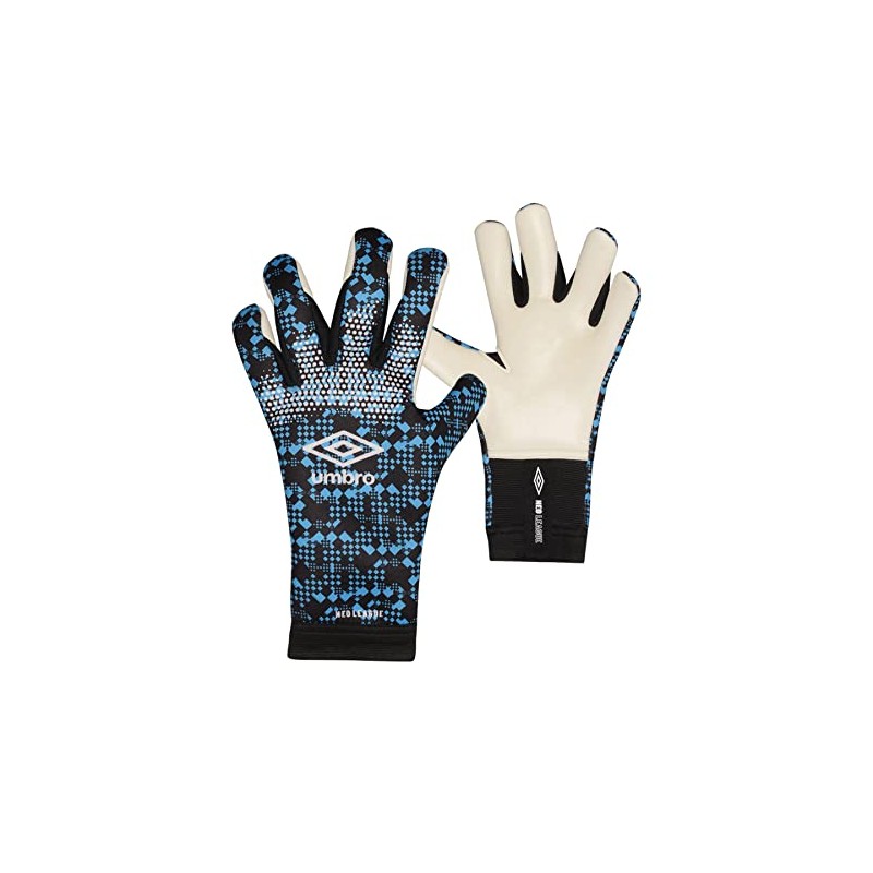 Umbro Junior Neo League Goalkeeper Gloves, Black/White/Blue, 5