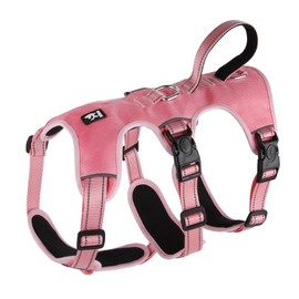 FEimaX Dog Harness for Medium Large Dogs Anti-Pull Chest Harness Adjustable Reflective Harness Dog Soft Breathable Safety Harness with Control Handle