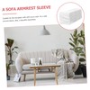 DOITOOL 2sets Stretch Sofa Armrest Covers Protective Slipcovers for Office