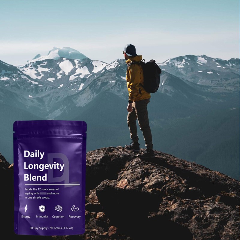 AKF Daily Longevity Blend, Energy Support - Instantized for Max