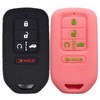 KUSTSOFT Silicone Key Fob Cover for Honda Accord Civic CR-V