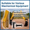 5 Pcs Trenching Bucket Teeth with Skid Steer Backhoe Bolt
