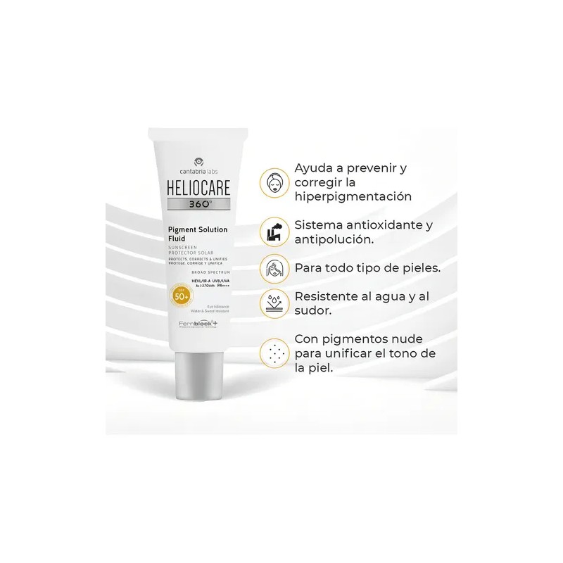 Heliocare 360° Pigment Solution Fluid 50ml - Cantabria Labs