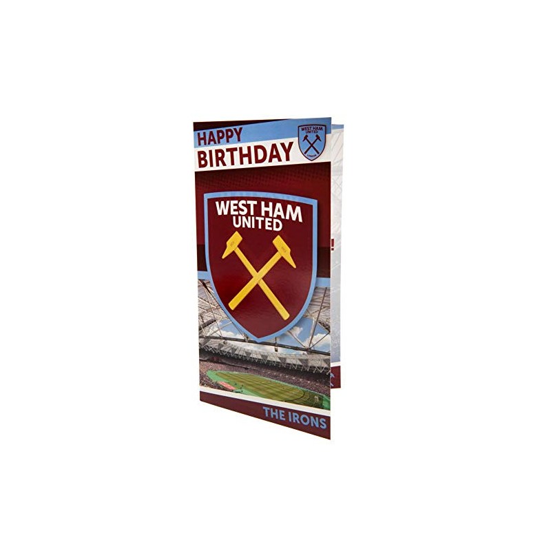 West Ham United Birthday Card