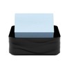 Post-it Note Dispenser, Modern Black, Pack Includes Dispenser and 3