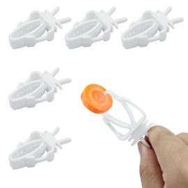 Zorfeter 6 Pack Bird Cage Food Holder, Fruit Clip Vegetable Clip Feeder Clip, Parrot Cage Clip for Budgie Parakeet Cockatoo Macaw Cockatiel Conure/Other Small Animals