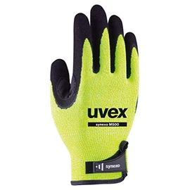 Uvex Synexo M500 Padded Cut Protection Gloves - Yellow/Black - Size 09 (L)