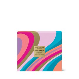 Glasshouse Fragrances Fragrance Library Eau De Parfum, Intense & Long Lasting Perfume, Assorted Fragrances 8 x 0.17 fl. oz. Eau de Parfum & Travel Case Keyring (8 x 5mL)