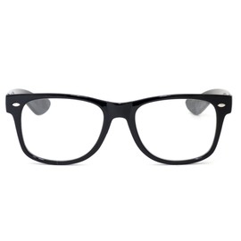 Calabria R7958 Retro Specs Designer Reading Glasses +5.00 Black Mens Womens Trendy Classic Vintage Eyeglasses Spring Hinged