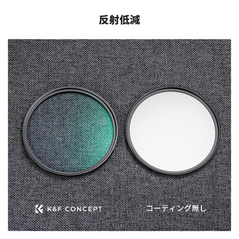 K&F Concept 55mm Blue Streak Filter, Special Effect Filter, Blue