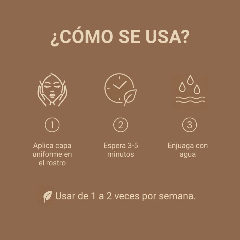 Mascarilla Facial Spa Tepezcohuite + Arcilla Reparador 1.2kg Normal