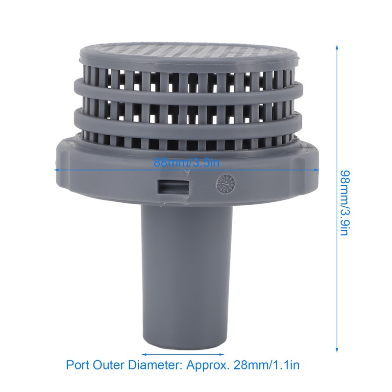 2PCS Pool Strainer Connector 11070 11072 Plastic Swimming Pool Water