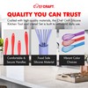 Chef Craft Premium Silicone Wire Cooking Whisk, 10.5 inch, Pastel