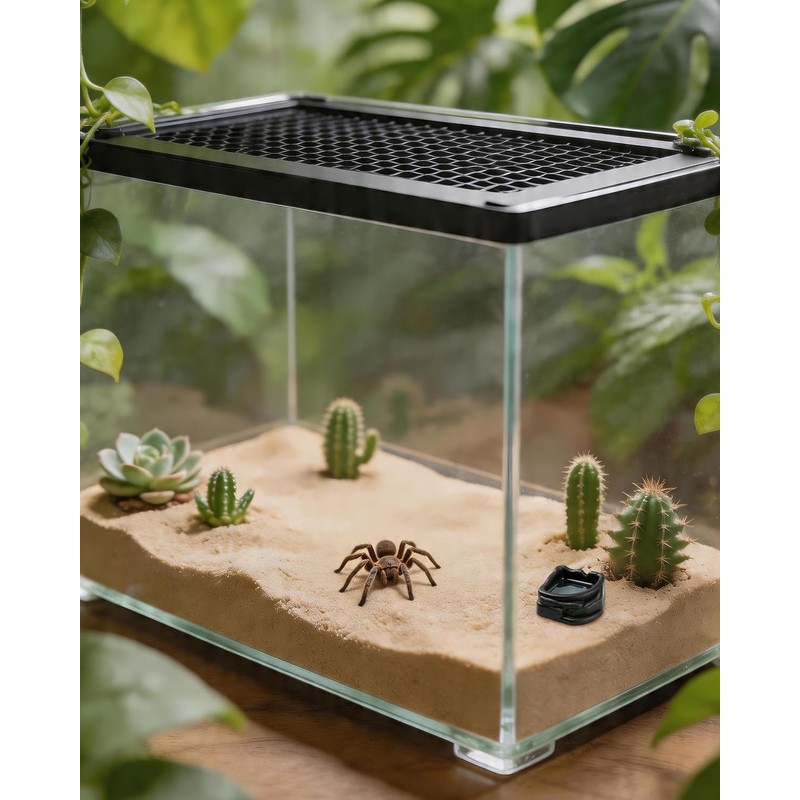 9 PCS Spider Micro Water Bowls, Mini Resin Dishes for