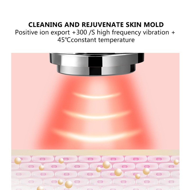 5-In-1 Face Care Machine Acne Removal Face Cleaning Warm Lifting