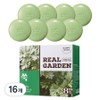 Happy Bath Real Garden Soothing Soap Mugwort, 90g, Pack of 16 / 해피바스 리얼가든 진정 비누 쑥, 90g, 16개입