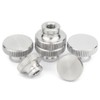 CONPHERON M8 Knurled Nuts Blind Hole Knurled Thumb Nuts 304