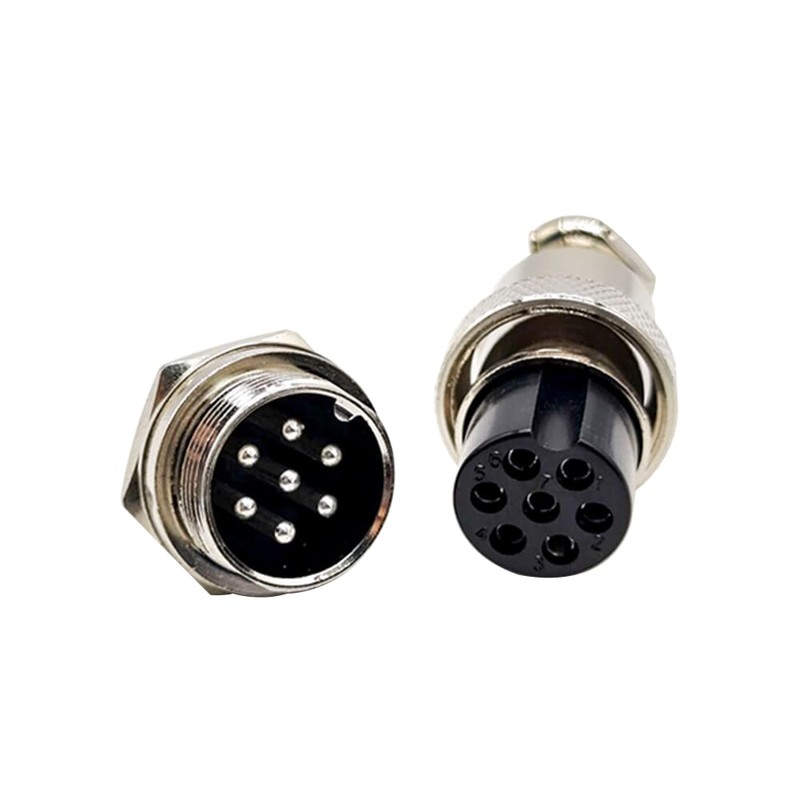 Elecbee GX20 7 Pin Connector Thread Metal Aviation Cable Connector