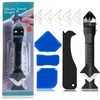 Silicone Caulking Tool Caulk Remover 3 in 1 (Stainless Steelhead),