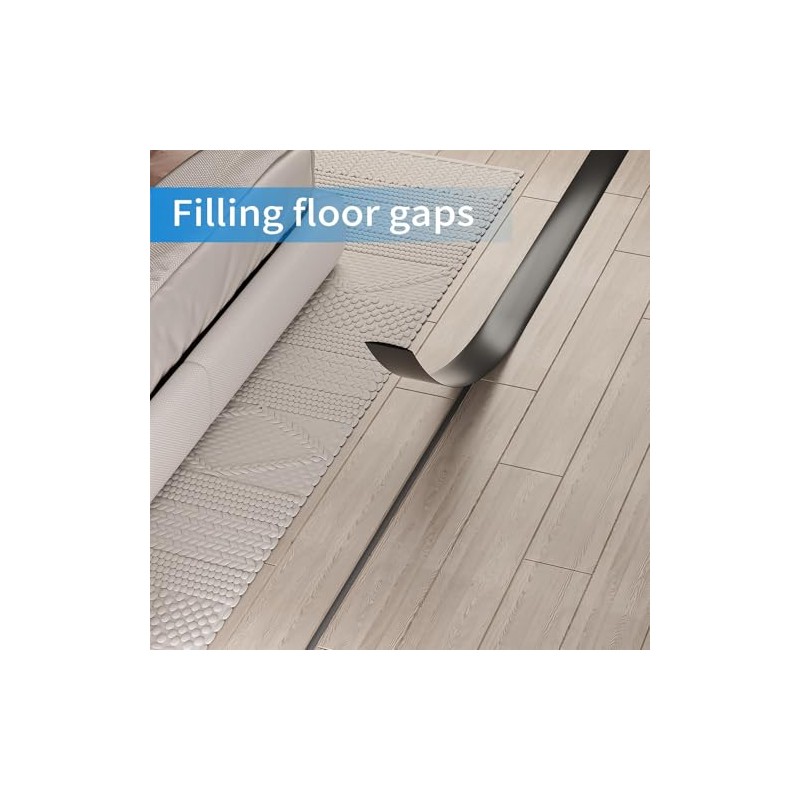 Floor Transition Strip - Self Adhesive Vinyl Flooring Trim for